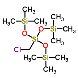 Chloromethyltris(trimethylsiloxy)silane Structure
