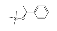 (S)-1-phenyl-1-trimethylsilyloxyethane结构式