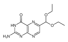 2-amino-6-diethoxymethyl-3H-pteridin-4-one结构式