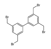 1-[3,5-bis(bromomethyl)phenyl]-3,5-bis(bromomethyl)benzene结构式
