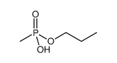 propyl hydrogen methylphosphonate Structure