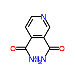 3,4-Pyridinedicarboxamide Structure