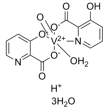 VO-OHPIC 三水合物结构式