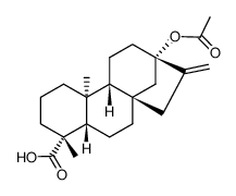 ent-13-acetoxykaur-16-en-19-oic acid Structure