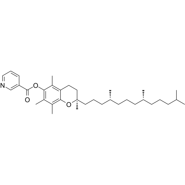 (±)-α-烟酸生育酚结构式