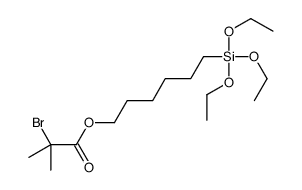 6-triethoxysilylhexyl 2-bromo-2-methylpropanoate Structure
