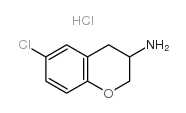 6-氯-苯并二氢吡喃-3-胺盐酸盐结构式