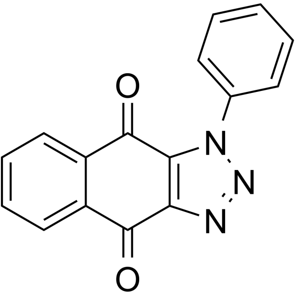 1H-Naphtho(2,3-d)-1,2,3-triazole-4,9-dione, 1-phenyl- Structure