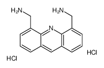 [5-(azaniumylmethyl)acridin-4-yl]methylazanium,dichloride Structure