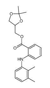 mefenamic acid solketal ester结构式