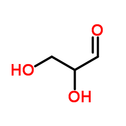 DL-甘油醛结构式