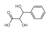 2,3-dihydroxy-3-phenyl propanoic acid Structure