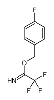 (4-fluorophenyl)methyl 2,2,2-trifluoroethanimidate Structure
