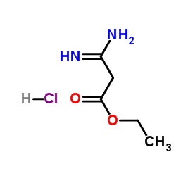 3-Amino-3-imino propanoic acid ethyl ester hydrochloride Structure