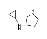 (S)-N-环丙基吡咯烷-3-胺结构式