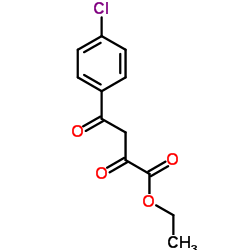 Ethyl 4-[4-chlorophenyl]-2,4-dioxobutyrate Structure