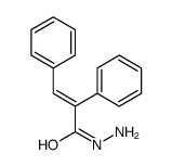 (E)-2,3-diphenylprop-2-enehydrazide结构式