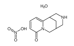 Cytisine nitrate monohydrate Structure