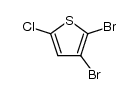 2,3-dibromo-5-chloro-thiophene Structure