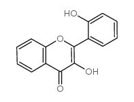 3-Hydroxy-2-(2-Hydroxyphenyl)-4H-1-Benzopyran-4-One Structure