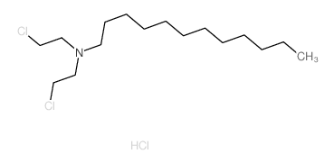 N,N-bis(2-chloroethyl)dodecan-1-amine Structure