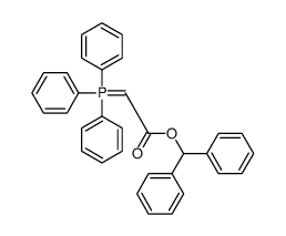 benzhydryl 2-(triphenyl-λ5-phosphanylidene)acetate Structure