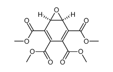 5,6-epoxy-cyclohexa-1,3-diene-1,2,3,4-tetracarboxylic acid tetramethyl ester Structure