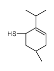 (1S,5R)-5-methyl-2-propan-2-ylcyclohex-2-ene-1-thiol结构式