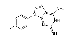 9-(4-methylphenyl)purine-2,6-diamine Structure
