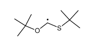 tert-butoxy-tert-butylsulfanyl-methyl结构式