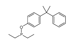 diethyl-[4-(2-phenylpropan-2-yl)phenoxy]phosphane结构式
