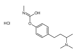 dimethyl-[4-[4-(methylcarbamoyloxy)phenyl]butan-2-yl]azanium,chloride Structure