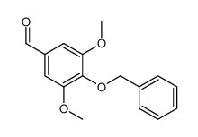 4-苄氧基-3,5-二甲氧基苯甲醛结构式