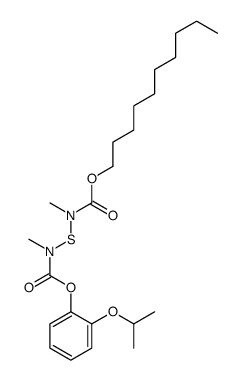 (2-propan-2-yloxyphenyl) N-[decoxycarbonyl(methyl)amino]sulfanyl-N-methylcarbamate结构式