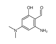 2-amino-4-(dimethylamino)-6-hydroxybenzaldehyde Structure