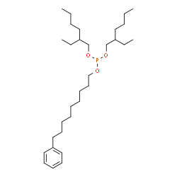 bis(2-ethylhexyl) nonylphenyl phosphite结构式