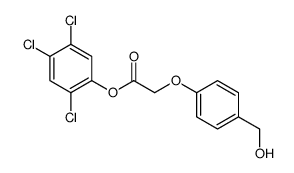 (2,4,5-trichlorophenyl) 2-[4-(hydroxymethyl)phenoxy]acetate Structure