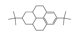 2,7-Di-t-butyl-1,2,3,4,5,9,10,11,12,16-decahydropyren Structure