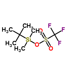 叔丁基二甲基硅基三氟甲磺酸酯结构式