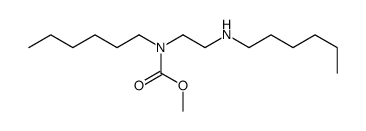 methyl N-hexyl-N-[2-(hexylamino)ethyl]carbamate结构式