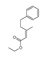ethyl 3-methyl-5-phenylpent-2-enoate结构式