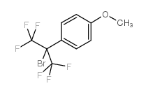 1-(2-bromo-1,1,1,3,3,3-hexafluoropropan-2-yl)-2-methoxybenzene Structure