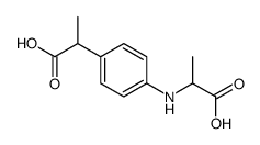 2-[4-(1-carboxyethylamino)phenyl]propanoic acid结构式