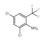 2-氨基-3,5-二溴三氟甲苯结构式