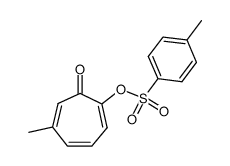 6-methyl-2-(toluene-4-sulfonyloxy)-cycloheptatrienone Structure