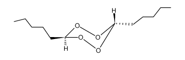 trans-3,6-dipentyl-1,2,4,5-tetroxane Structure