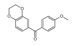 2,3-dihydro-1,4-benzodioxin-6-yl-(4-methoxyphenyl)methanone Structure