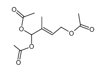 1,1,4-triacetoxy-2-methyl-but-2-ene Structure