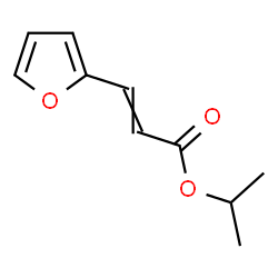 Isopropyl 3-(2-furyl)acrylate结构式