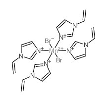 Manganese,dibromotetrakis(1-ethenyl-1H-imidazole-N3)-, (OC-6-12)- (9CI) picture